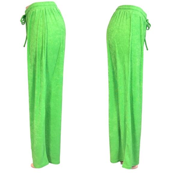 Pretty Little Thing Recycled Towelling Wide Leg Beach Pant SZ 6 $50 - Picture 6 of 8